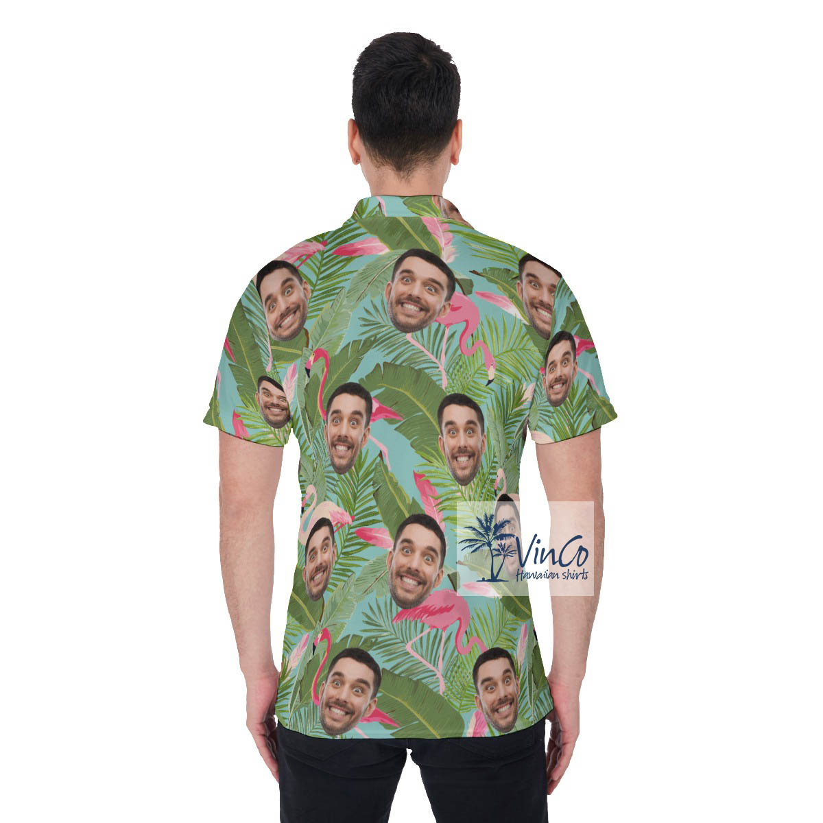 Tropical Custom Hawaiian Polo Golf Shirt For Men