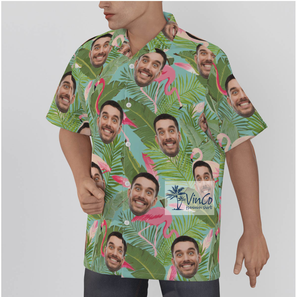 Floral Custom Hawaiian Shirt Face With Multiple Faces
