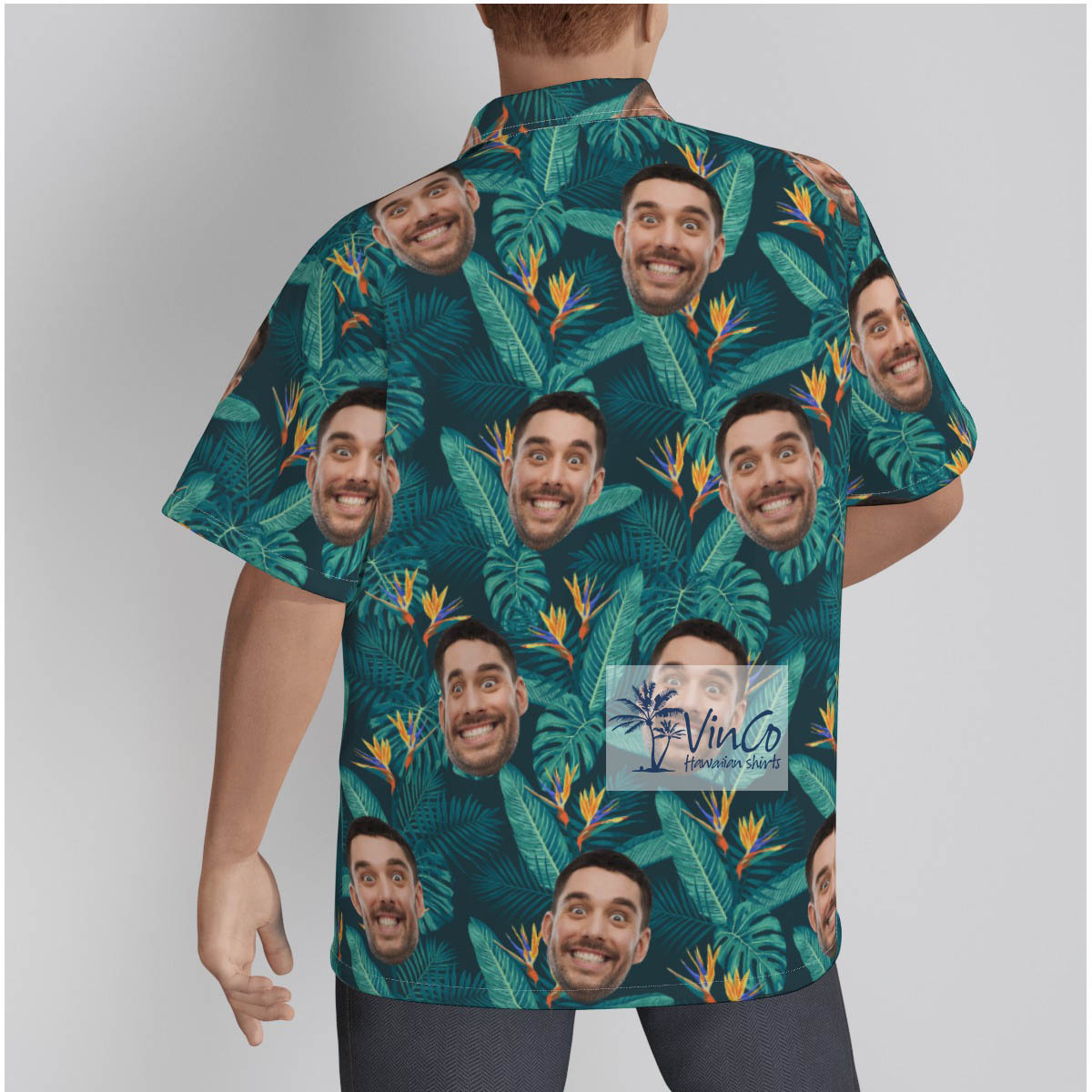 Tropical Hawaiian Shirt With Your Face