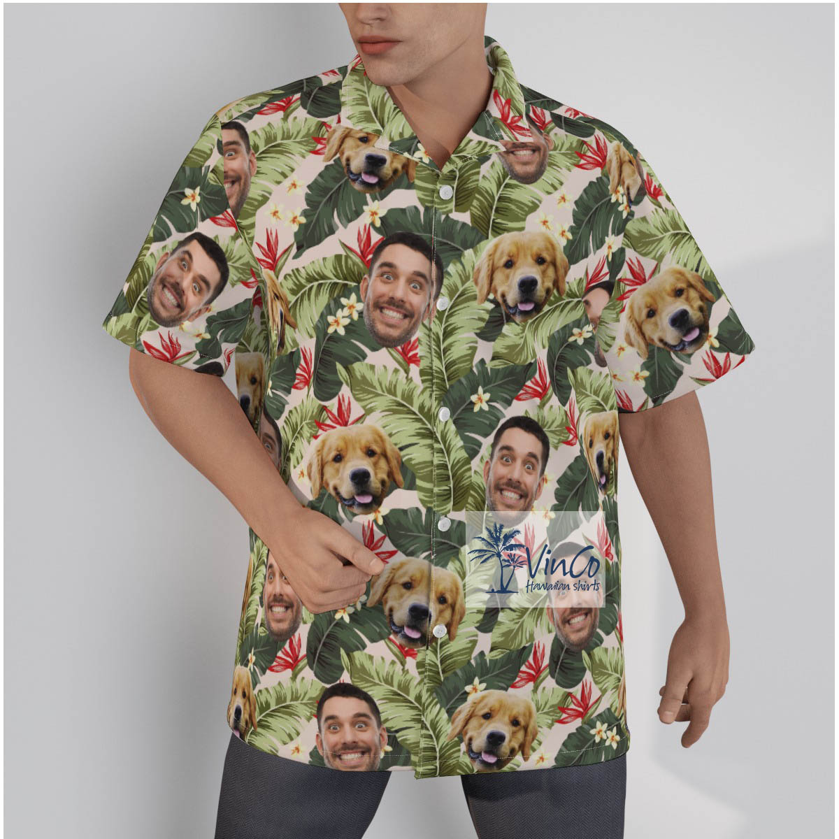Personalized Photo Faces Aloha Shirt For Summer - variant image 1