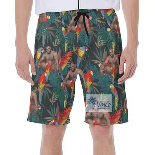 Cool Barry Wood Summer Swim Shorts For Men