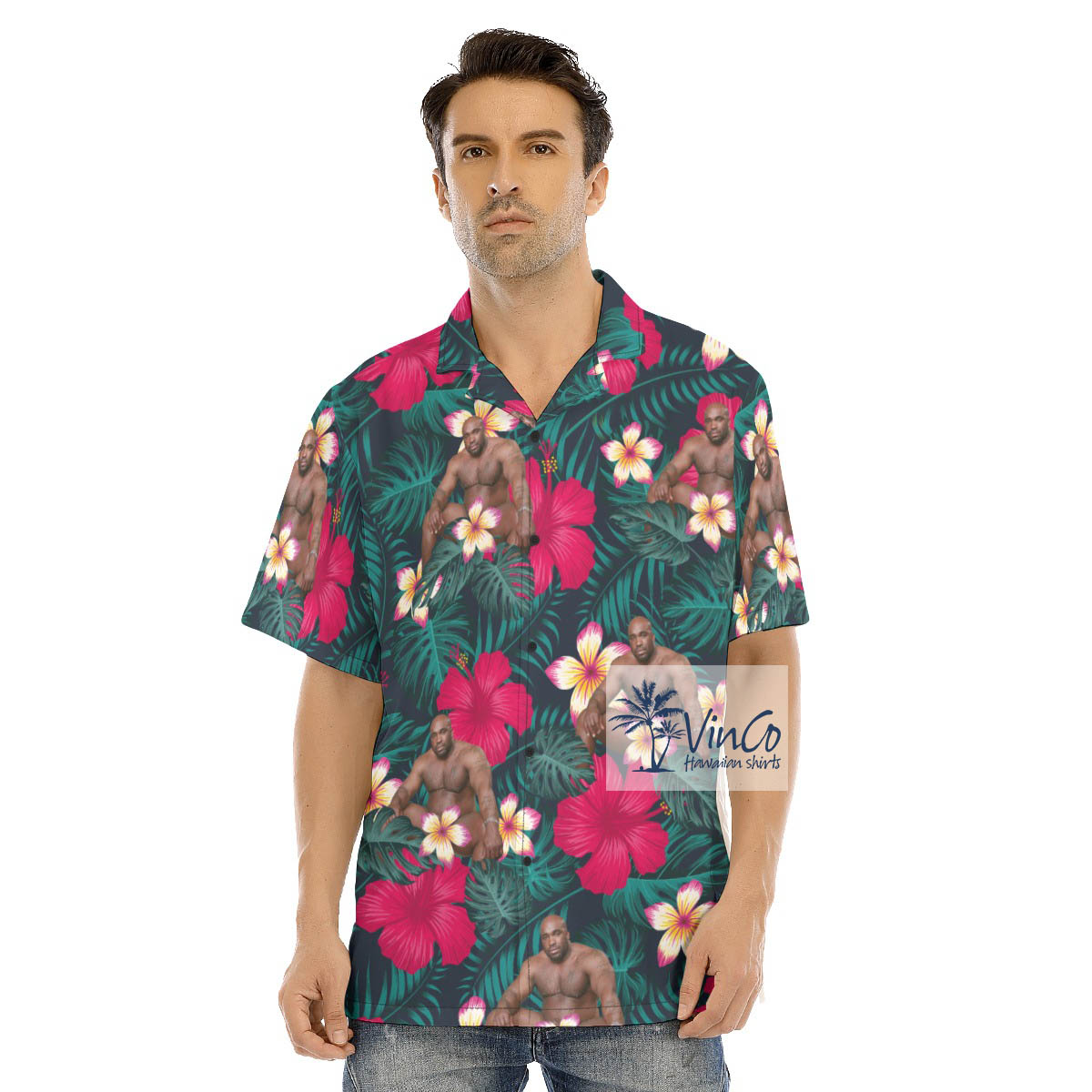 Barry Wood Floral Hawaiian Shirt For Men - variant image 1