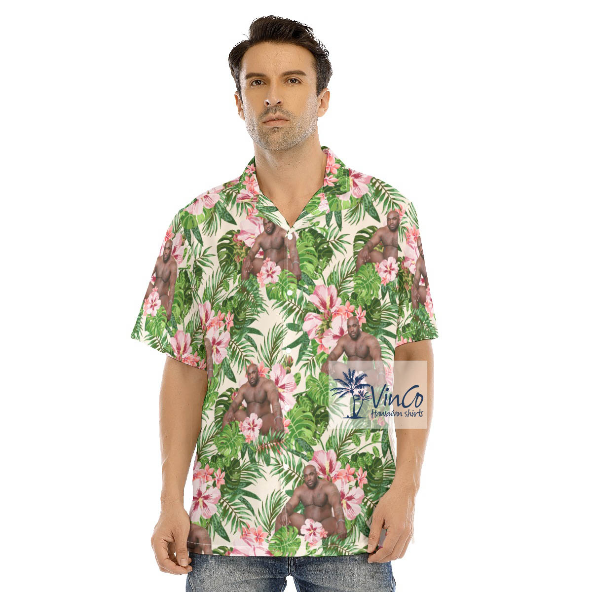 Funny Barry Wood Aloha Shirt - variant image 1