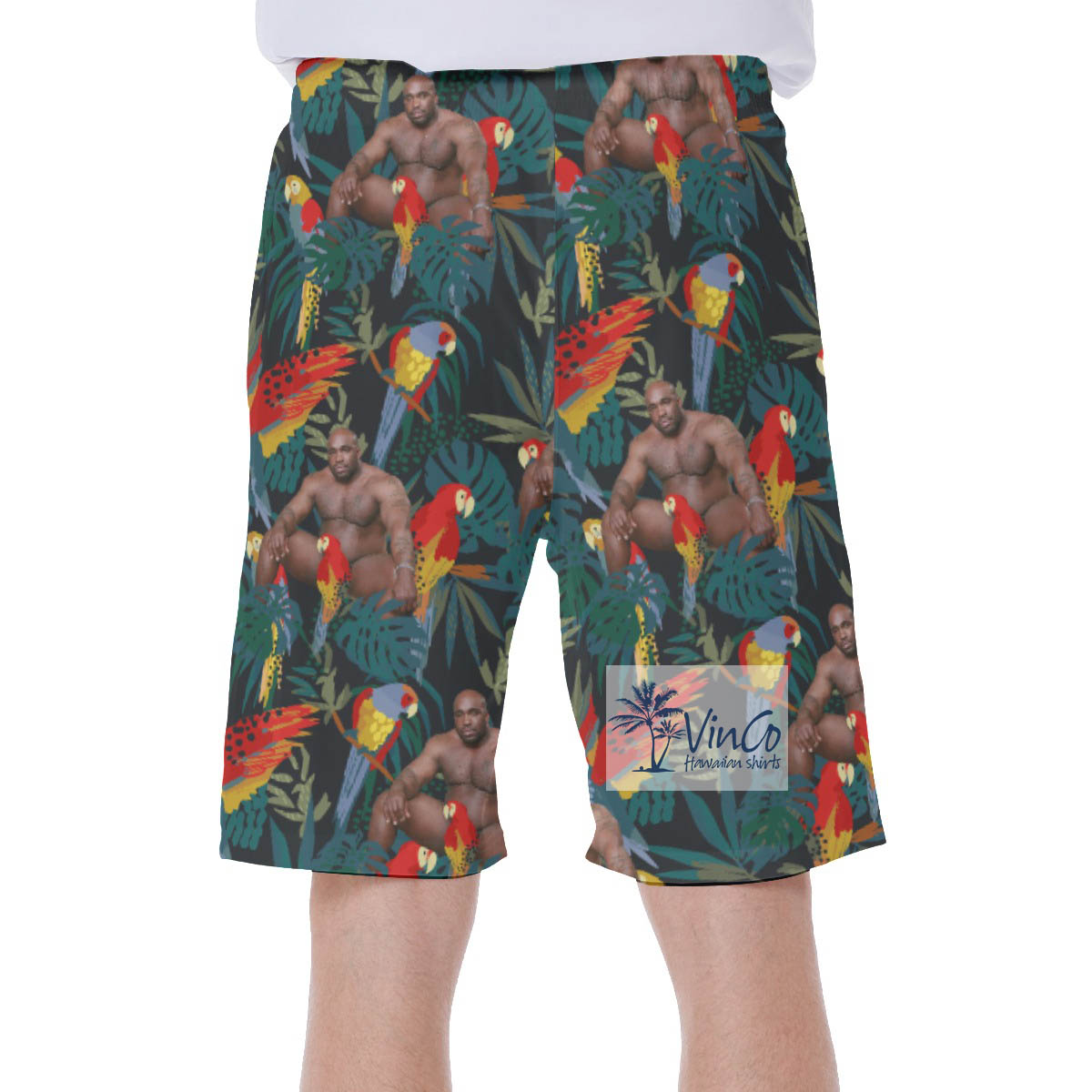 Cool Barry Wood Summer Swim Shorts For Men