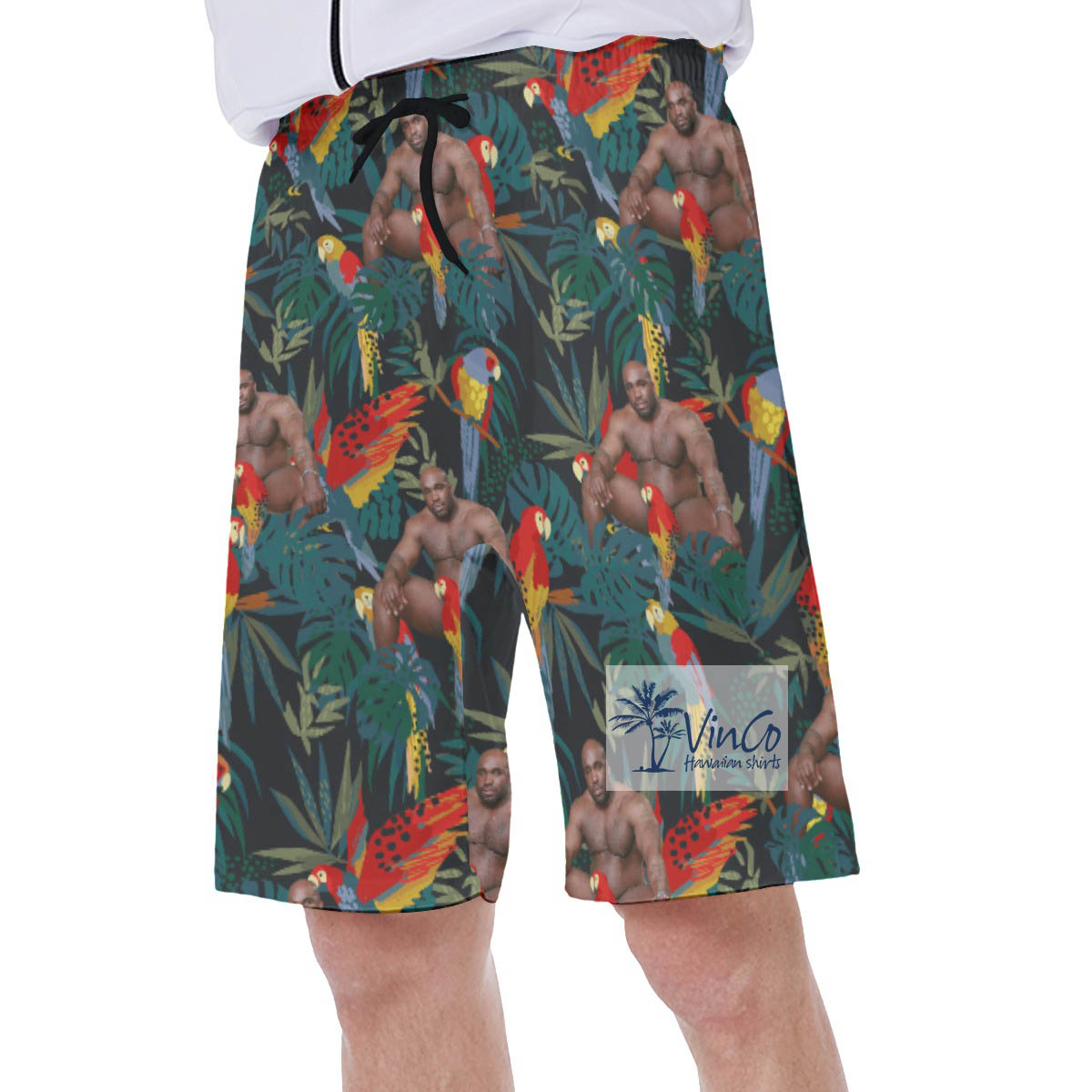 Cool Barry Wood Summer Swim Shorts For Men
