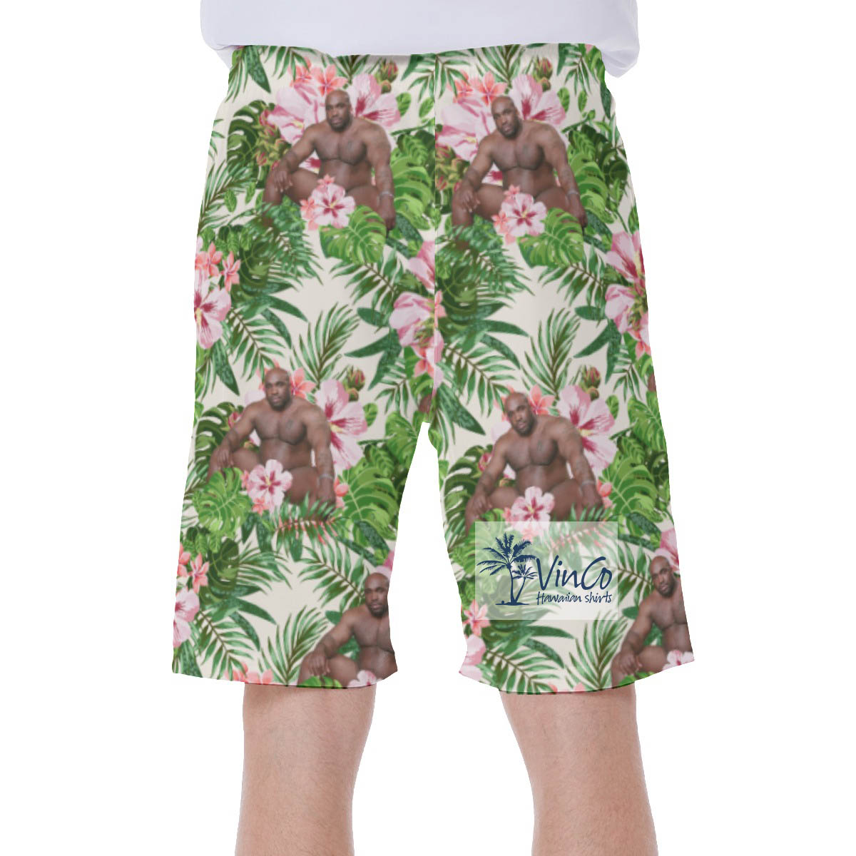 Funny Barry Wood Aloha Swim Trunks For Beaches
