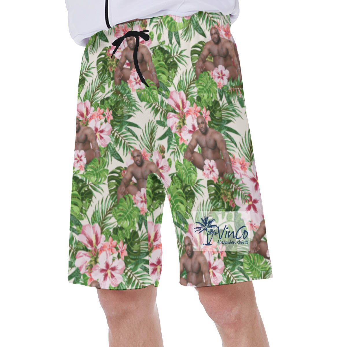 Funny Barry Wood Aloha Swim Trunks For Beaches
