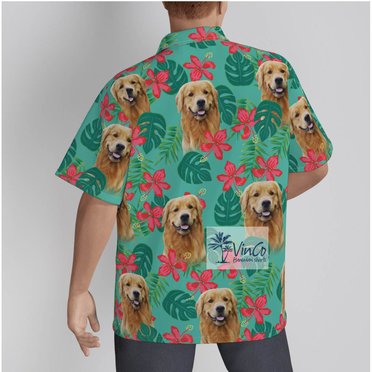 Hawaiian Shirt With Pet Face