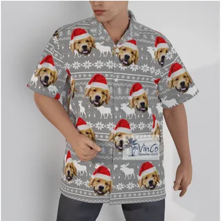Personalized Pet Faces Ugly Christmas Shirt For Men