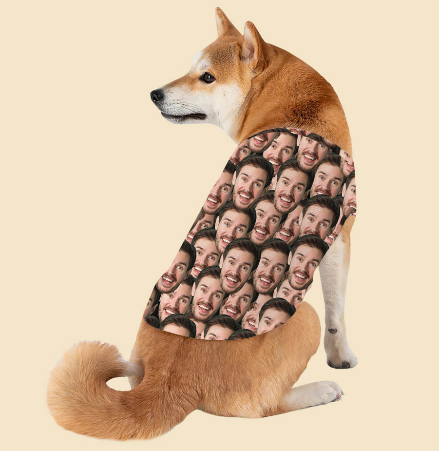 Custom Dog's Hawaiian Shirt With Multiple Faces - variant image 1
