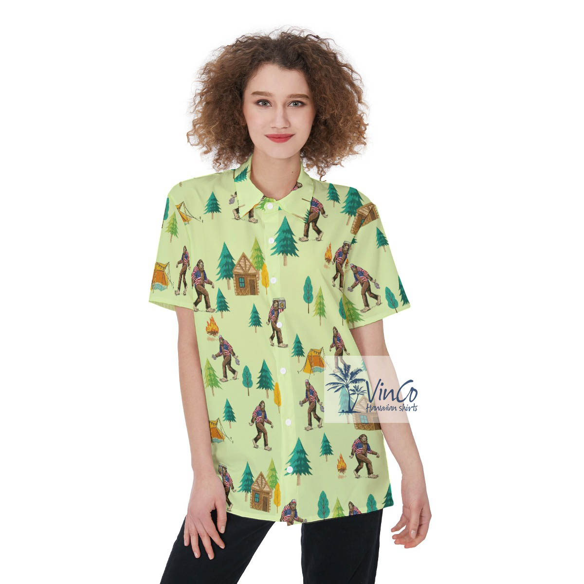 Legend Bigfoot Aloha Shirt For Summer - variant image 1