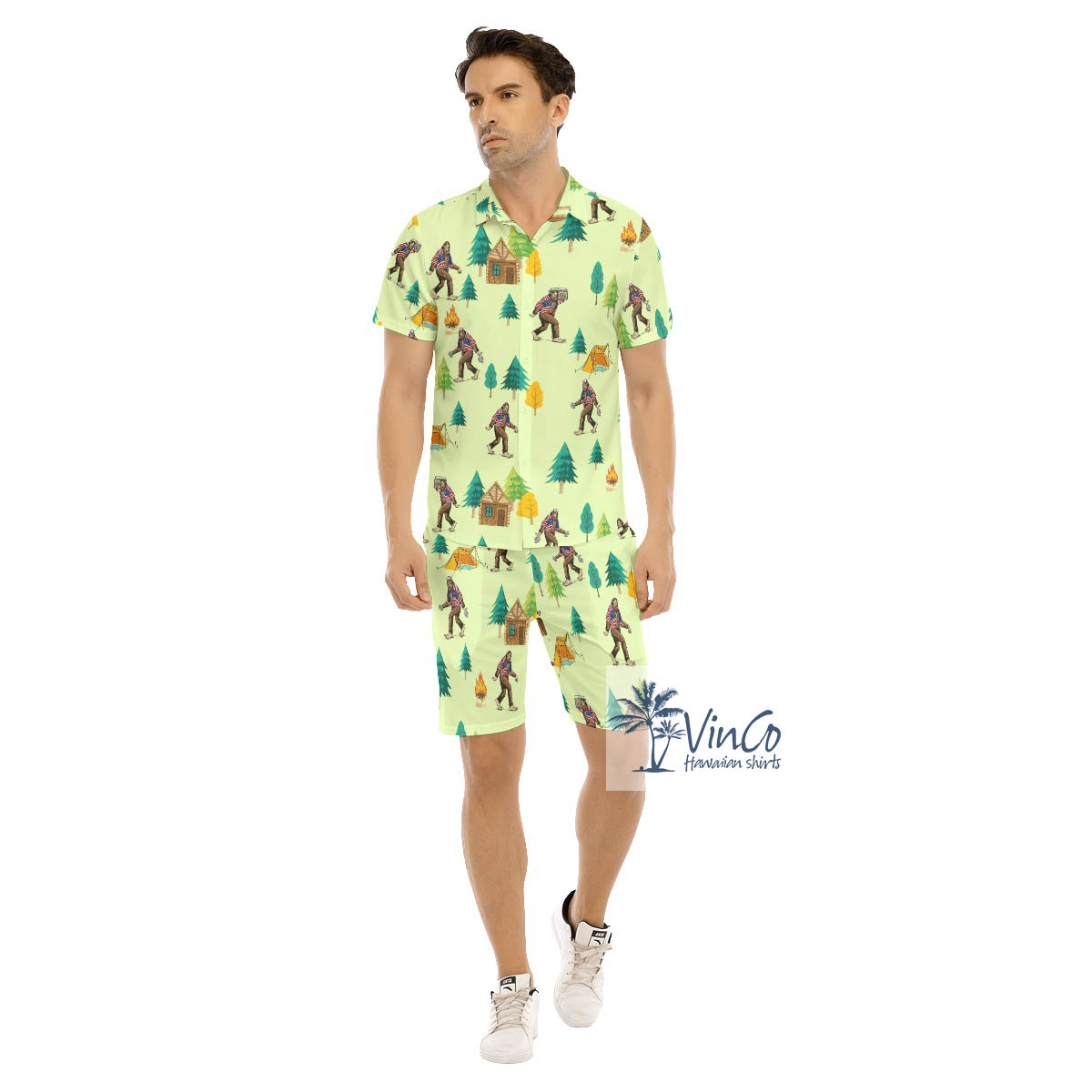 Legend Bigfoot Camping Shirt Set For Men - variant image 1