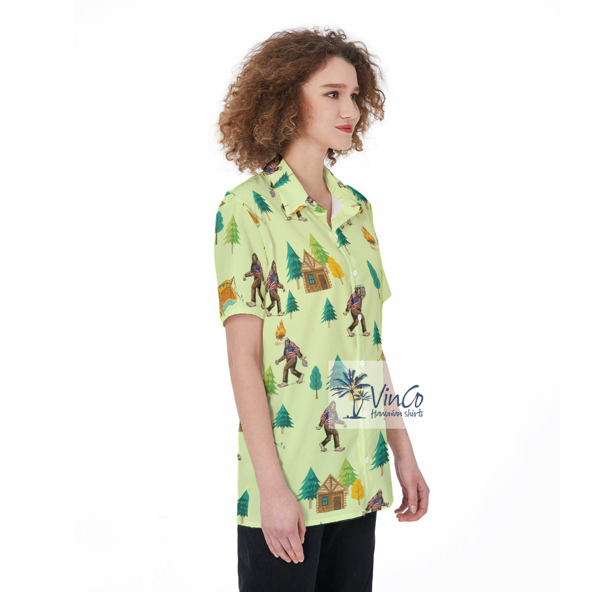 Legend Bigfoot Aloha Shirt For Summer