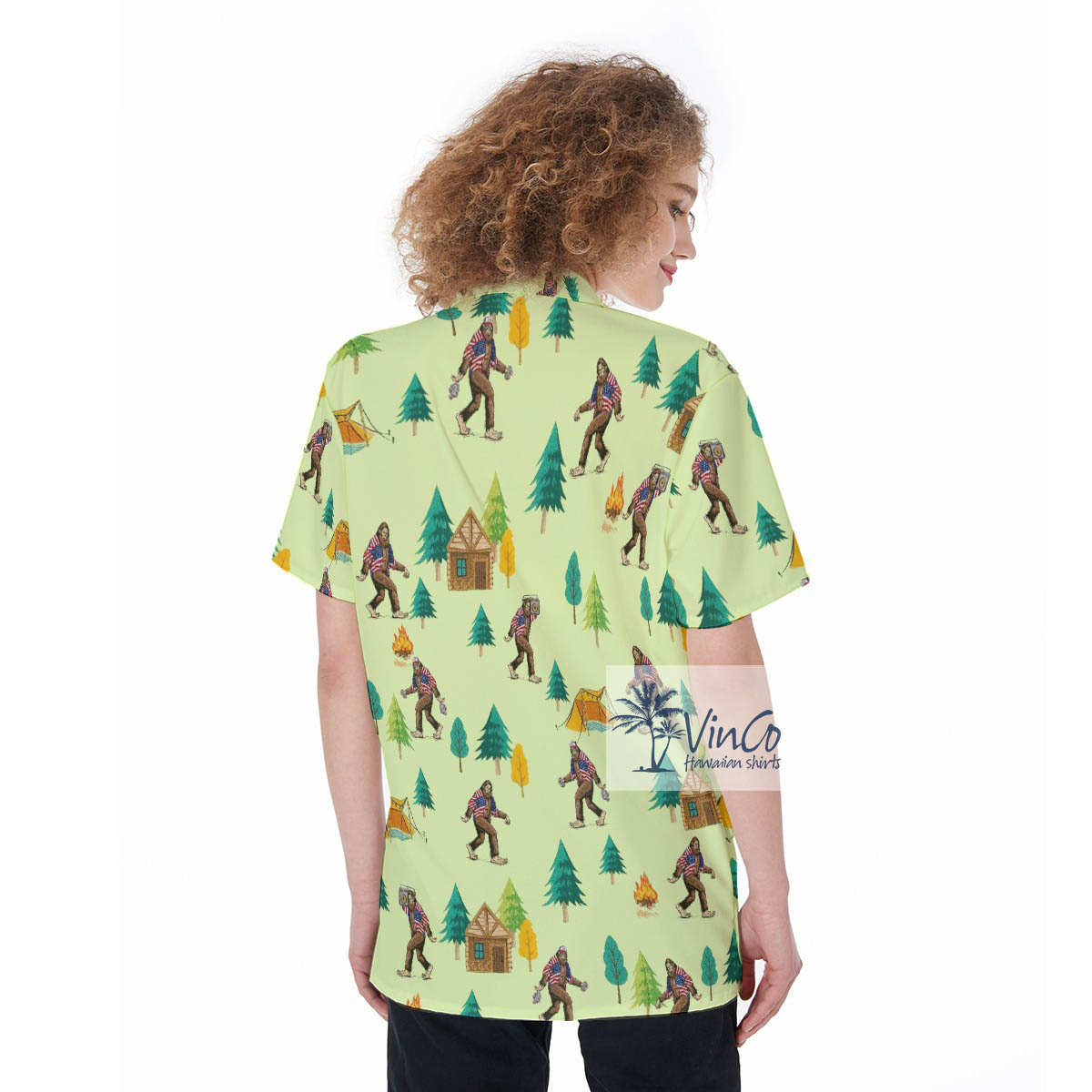 Legend Bigfoot Aloha Shirt For Summer