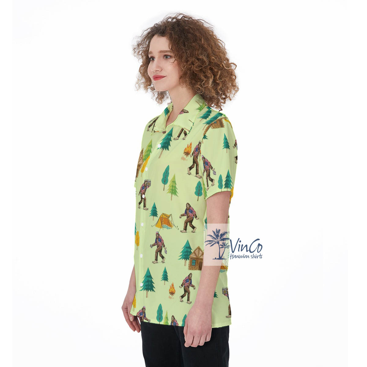 Legend Bigfoot Aloha Shirt For Summer