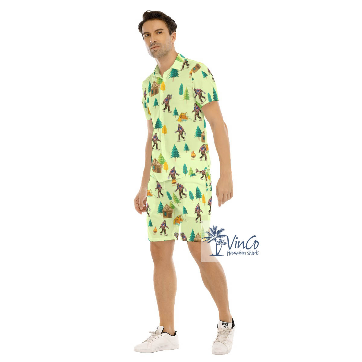 Legend Bigfoot Camping Shirt Set For Men