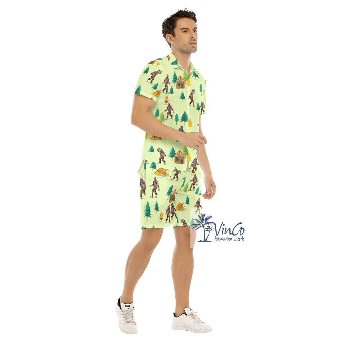 Legend Bigfoot Camping Shirt Set For Men