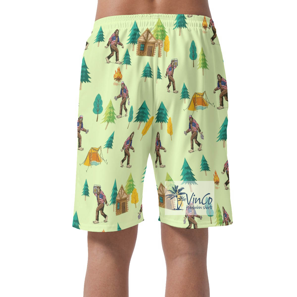 Legend Bigfoot Hawaiian Summer Shorts For Men