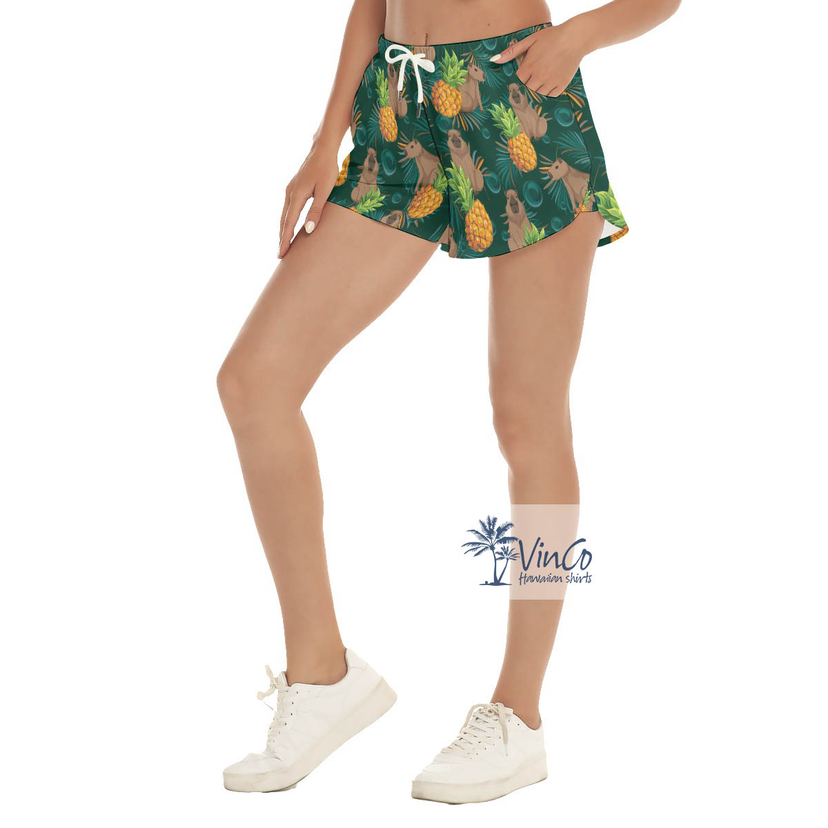 Funny Capybara Summer Aloha Shorts For Men