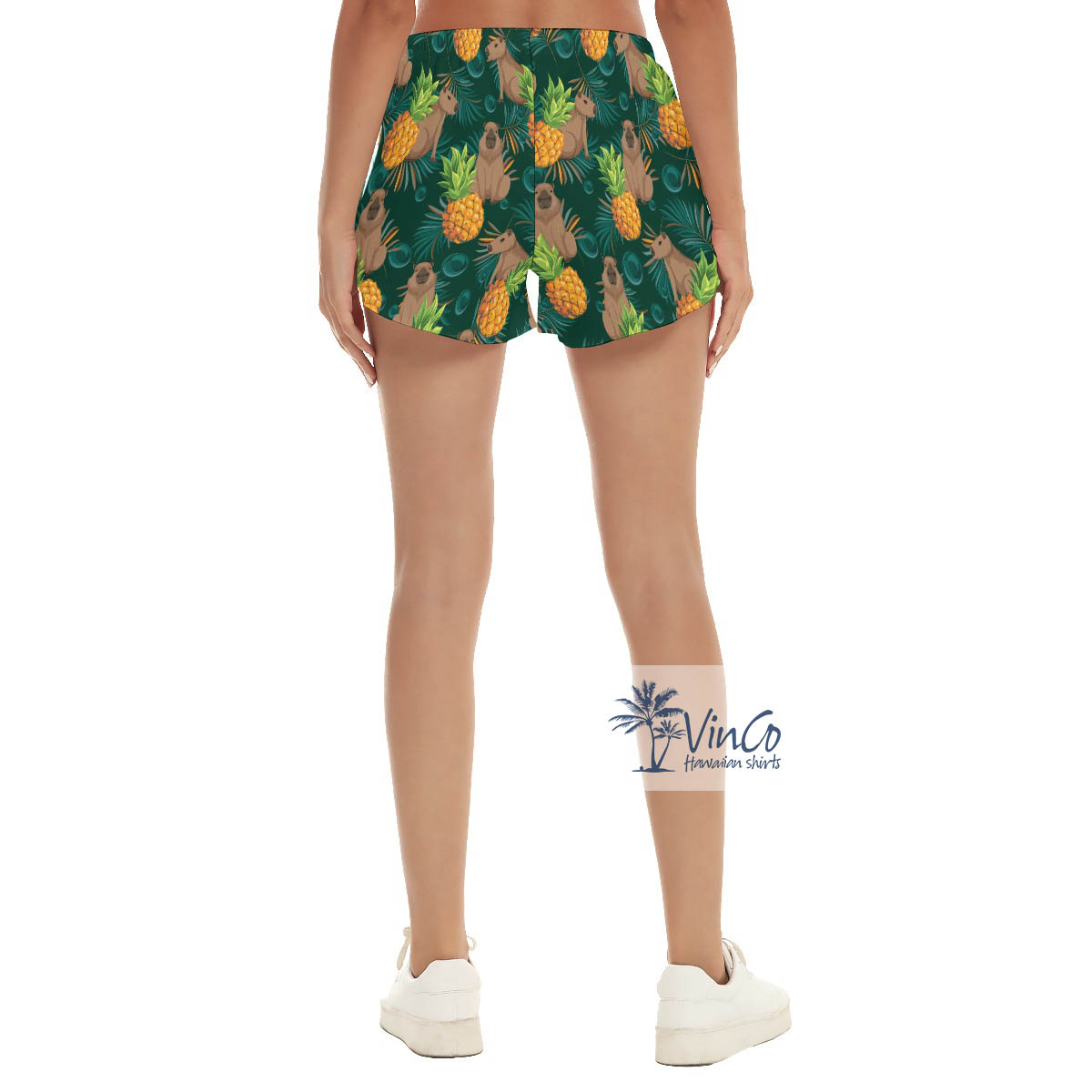 Funny Capybara Summer Aloha Shorts For Men