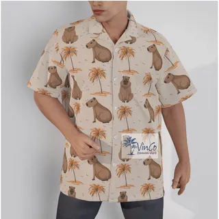 Cute Capybara Aloha Shirt For Summer