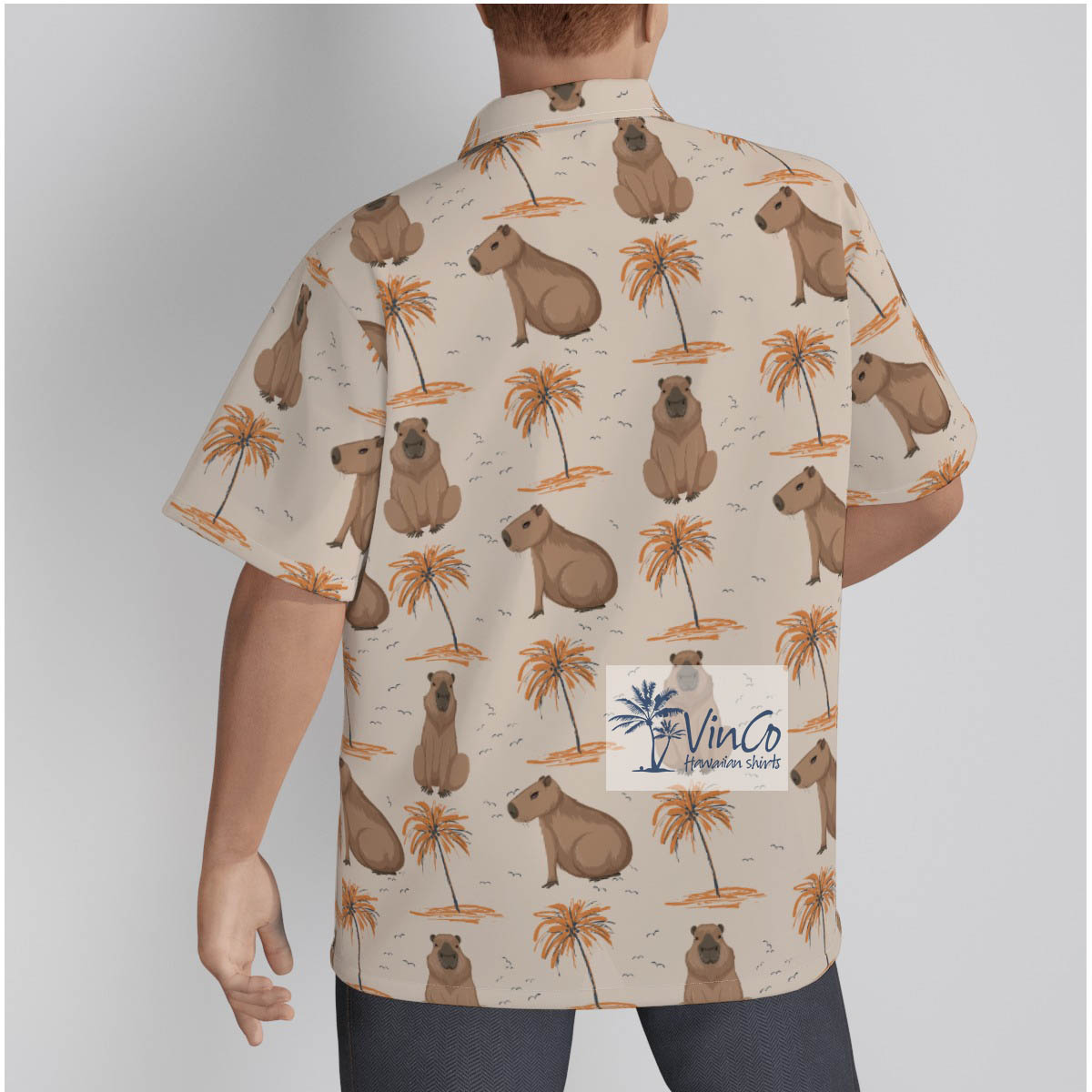 Cute Capybara Aloha Shirt For Summer