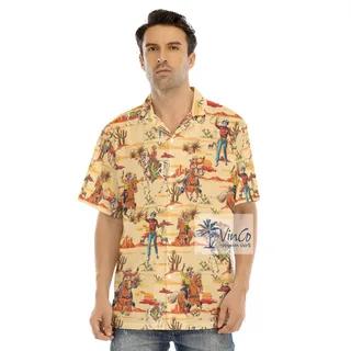 Western Cowboy Hawaiian Shirt
