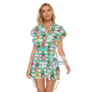 Personalized Birthday Outfits Ideas With Custom Face And Age Women's Dress