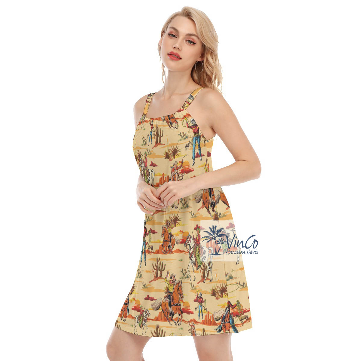Western Cowboy Summer Hawaiian Dresses