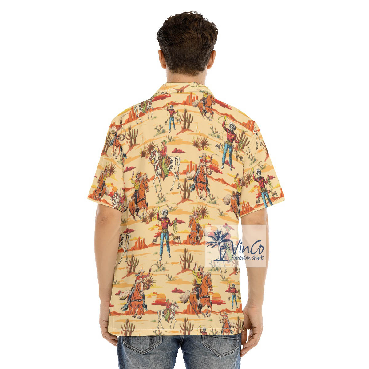 Western Cowboy Hawaiian Shirt