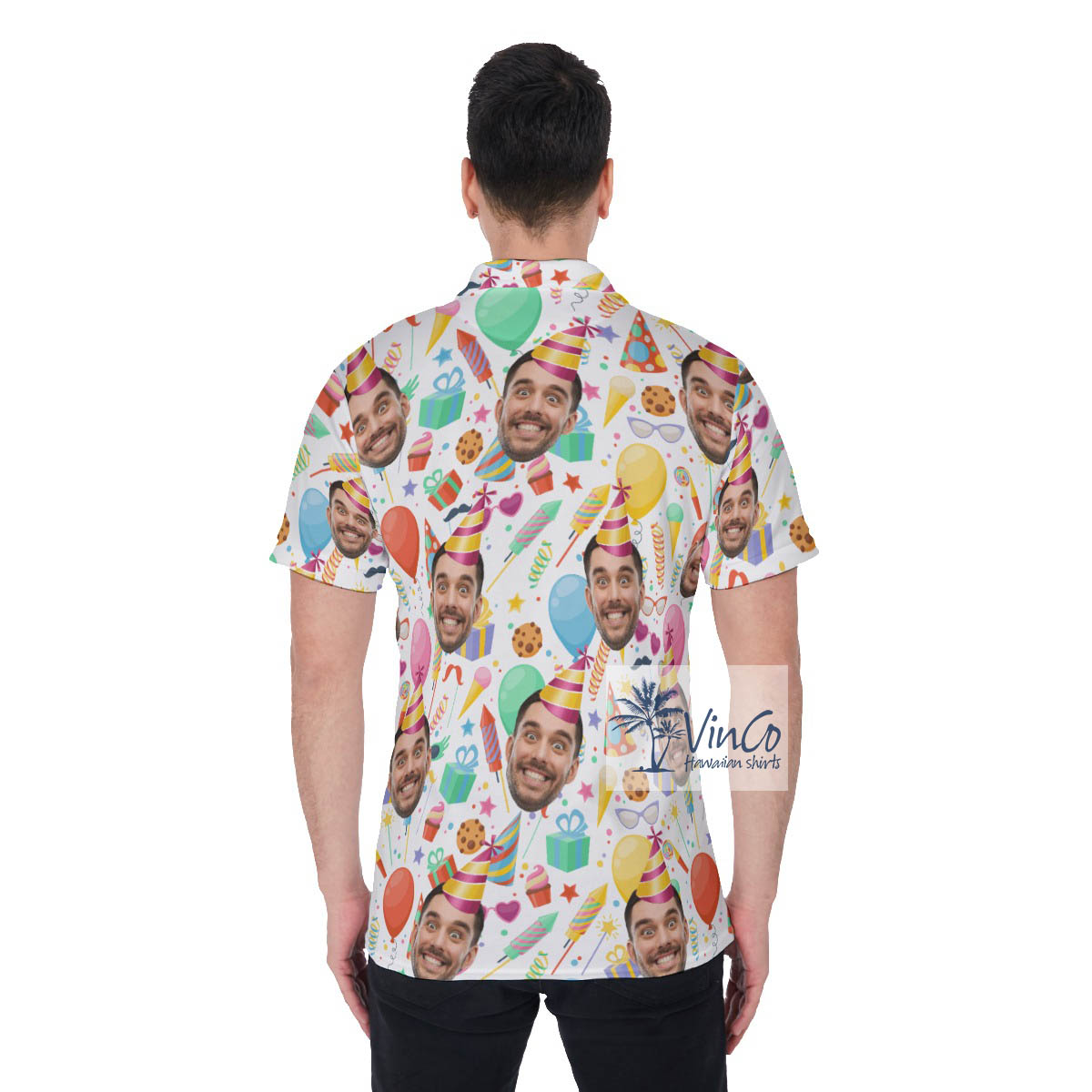 Funny Custom Faces Birthday Party Outfit For Men