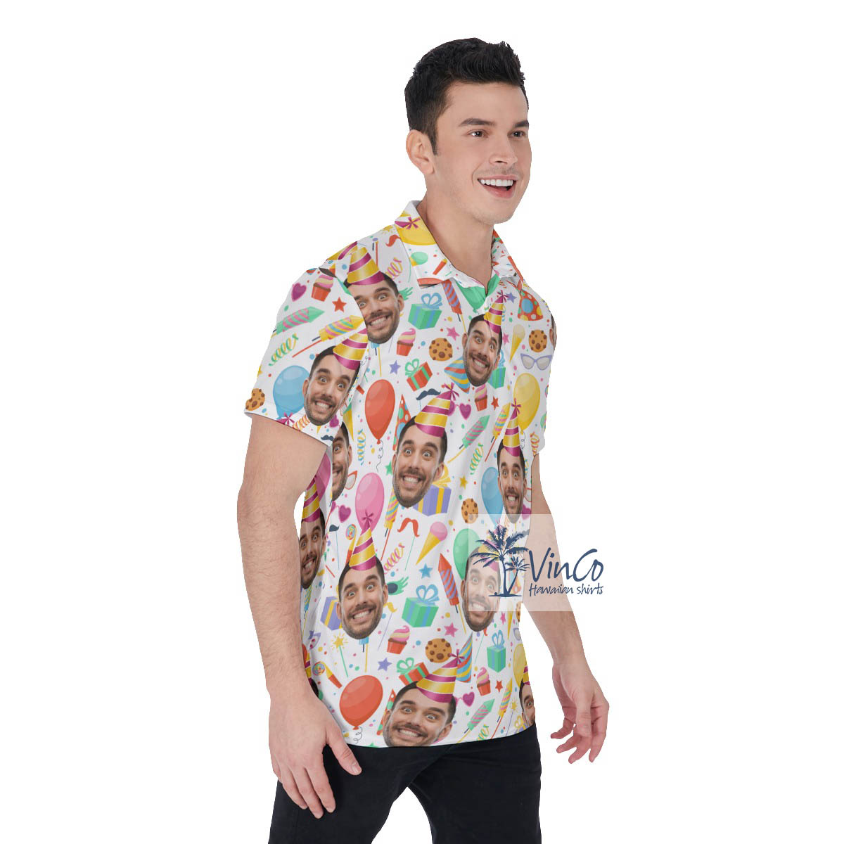 Funny Custom Faces Birthday Party Outfit For Men