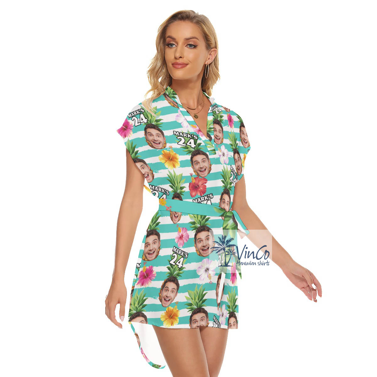 Personalized Birthday Outfits Ideas With Custom Face And Age Women's Dress