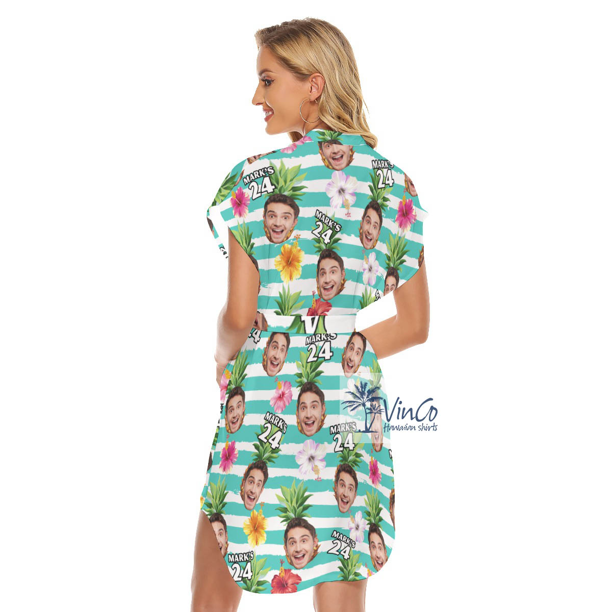 Personalized Birthday Outfits Ideas With Custom Face And Age Women's Dress