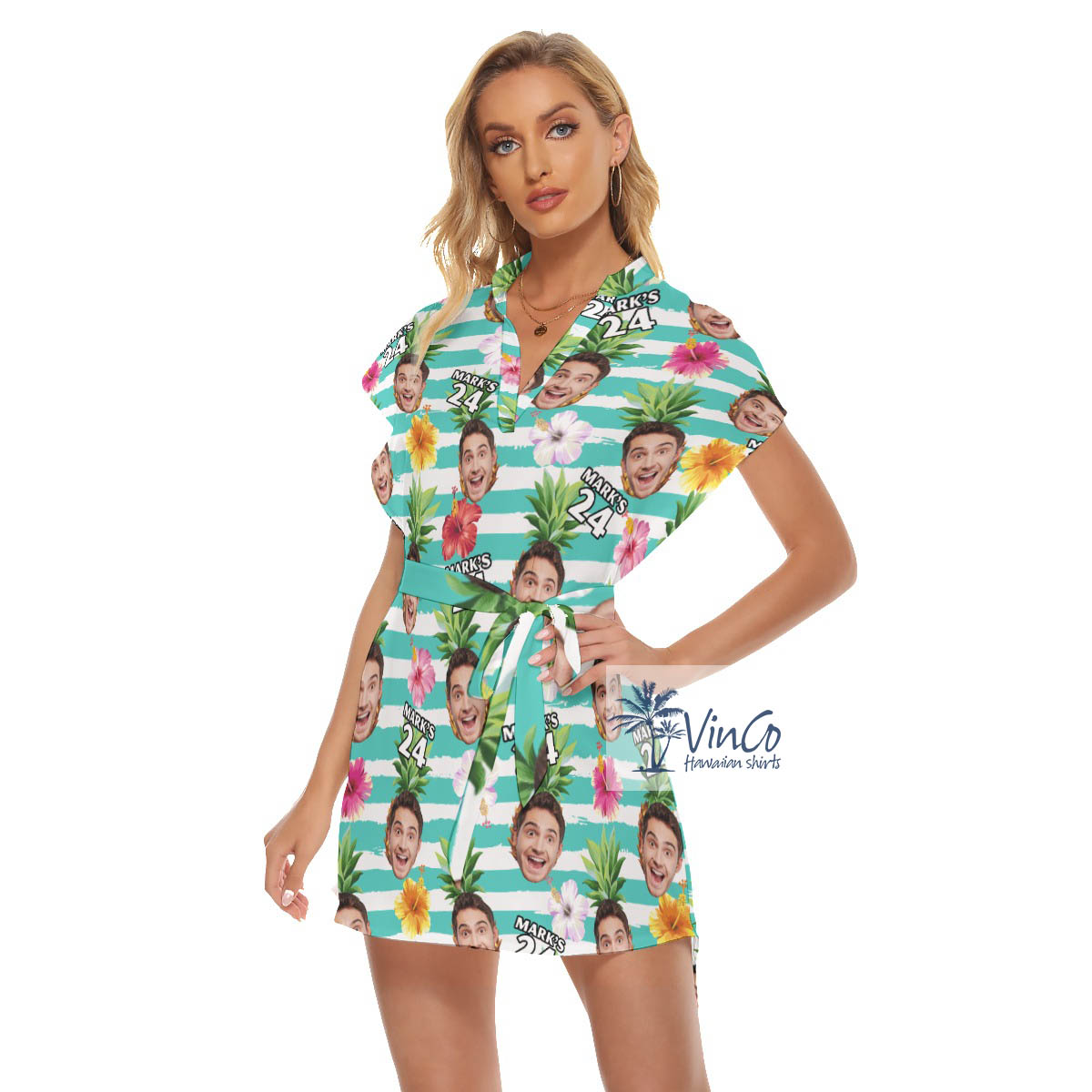 Personalized Birthday Outfits Ideas With Custom Face And Age Women's Dress