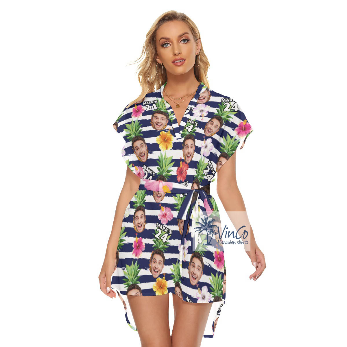 Personalize Birthday Gift Hawaiian Dress For Women - variant image 1