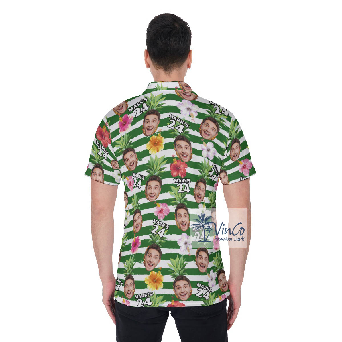 Custom Face Birthday Polo Golf Shirt For Men