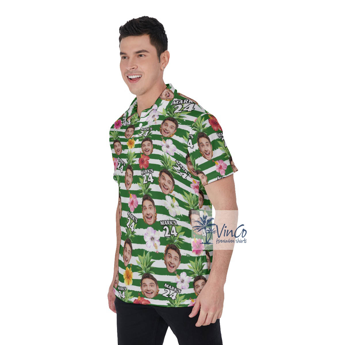Custom Face Birthday Polo Golf Shirt For Men