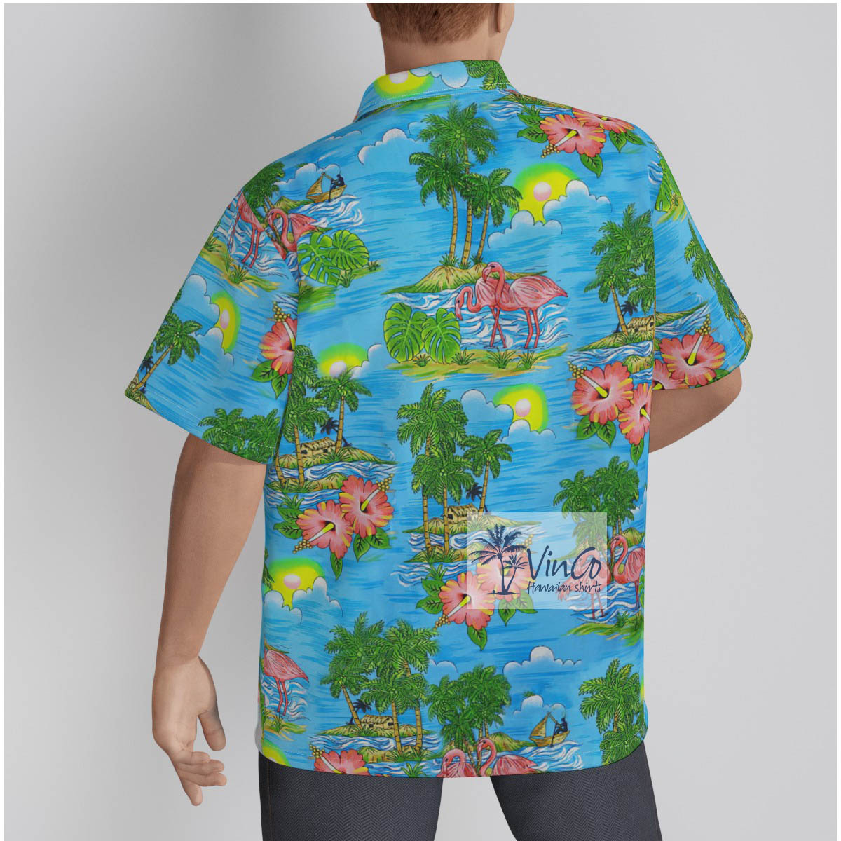 Funny Custom Dog Face Aloha Shirt For Men