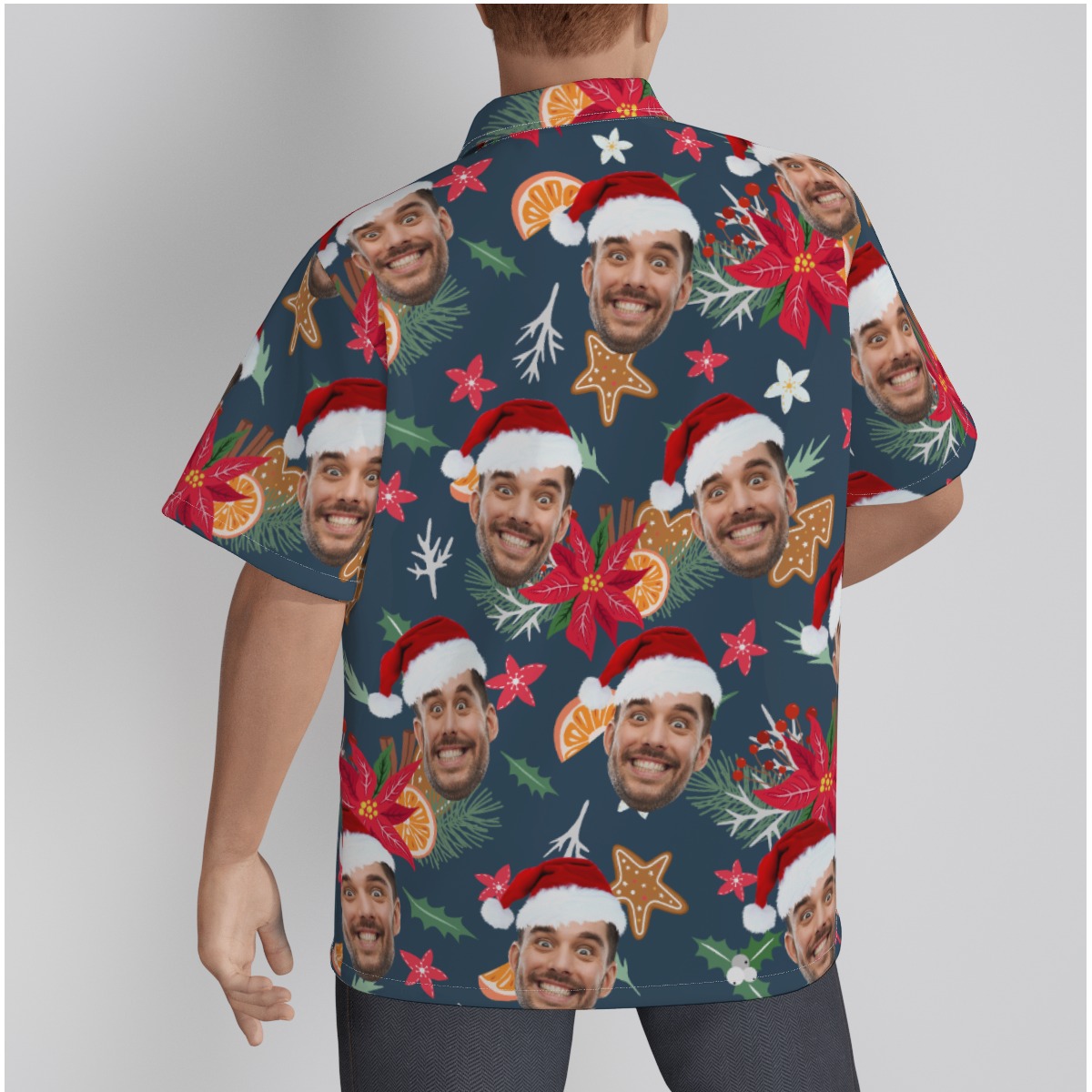 Christmas Personalized Hawaiian Shirt With Faces