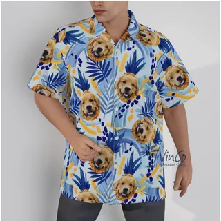 Funny Custom Face With Pineapple Personalized Hawaiian Shirt