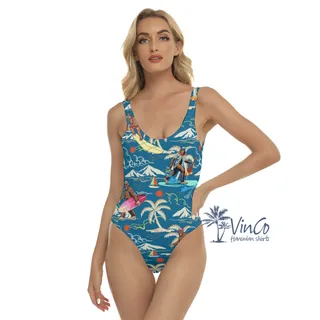 Sexy Bigfoot Hawaiian Swimsuit For Women