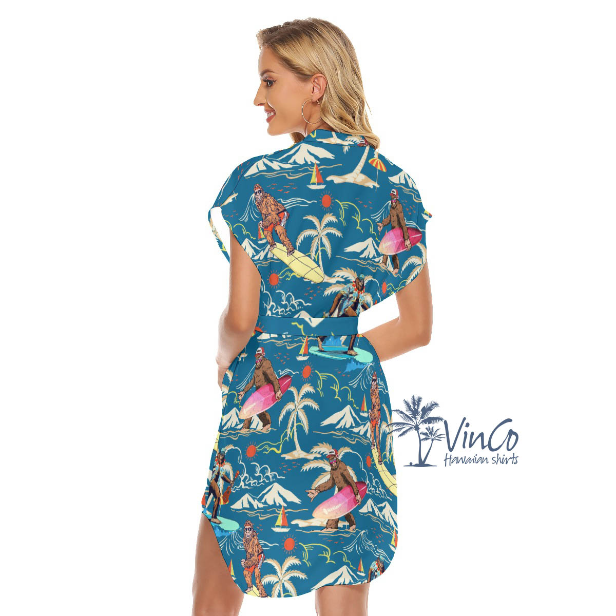 Bigfoot Summer Aloha Dress For Women