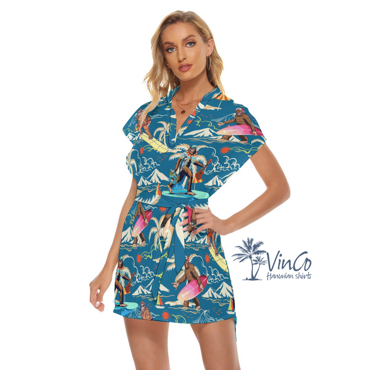 Bigfoot Summer Aloha Dress For Women