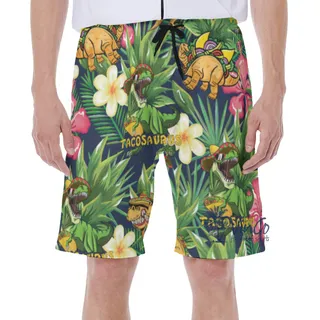 Tropical Dinosaur Taco Hawaiian Swimwear For Men