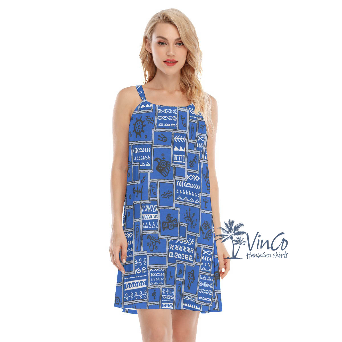 Vintage Aloha Dress With Ethnic Style - variant image 1
