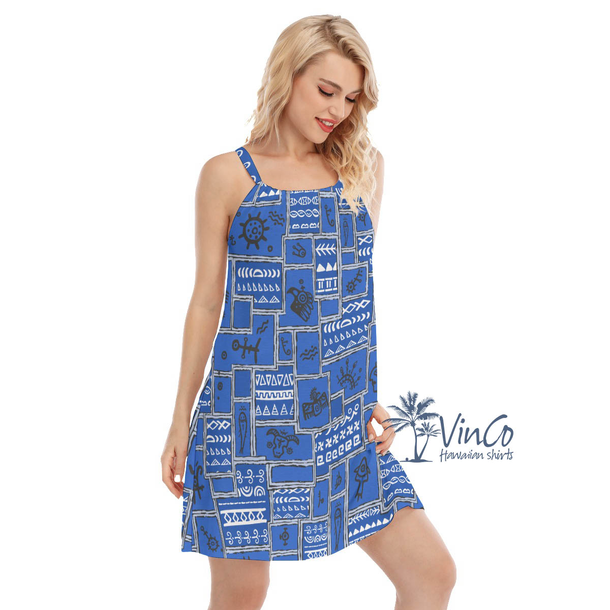 Vintage Aloha Dress With Ethnic Style