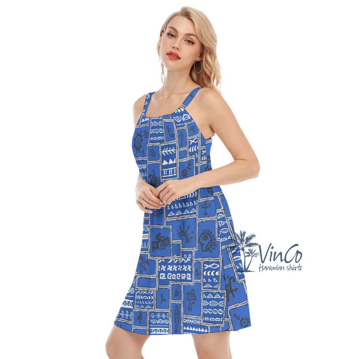 Vintage Aloha Dress With Ethnic Style
