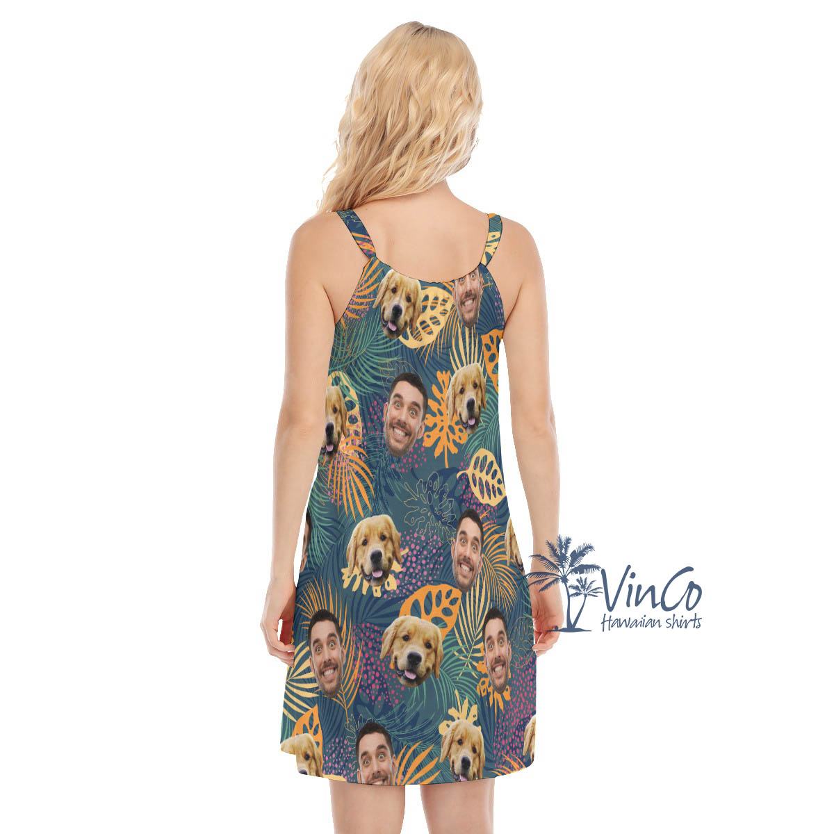 Custom Hawaiian Dress With 2 Faces For Women