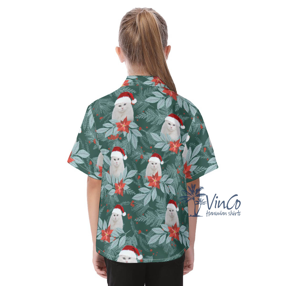 Custom Multiple Faces Photo Aloha Shirt For Kids